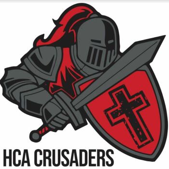 HCA Crusaders Knight with a sword and shield (gray and red version)